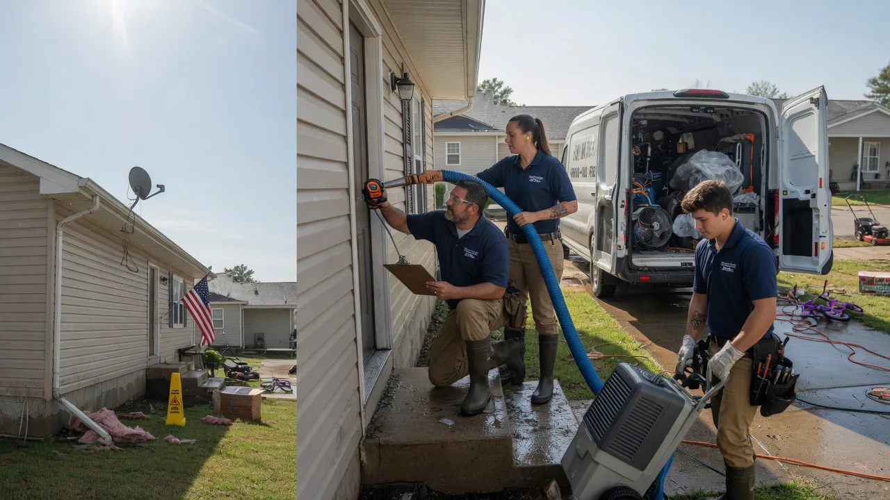 Ceiling Water Damage Restoration in Evant, TX near me